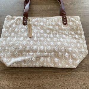 Brown and Cream Tote